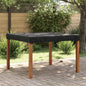Cubierta de Mesa Liso Negro 102 x 102 x 15 cm tela
