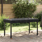 Cubierta de Mesa Liso Negro 102 x 182 x 15 cm tela