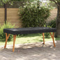 Cubierta de Mesa Liso Negro 102 x 182 x 15 cm tela
