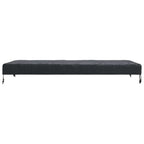 Cubierta de Mesa Liso Negro 102 x 182 x 15 cm tela