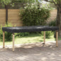 Cubierta de Mesa Liso Negro 102 x 182 x 15 cm tela