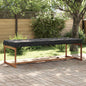 Cubierta de Mesa Liso Negro 102 x 182 x 15 cm tela