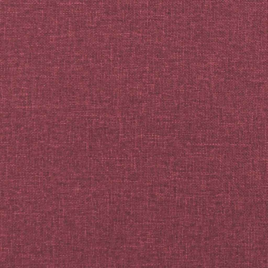 Sillón de tela color rojo vino 100x78x84 cm