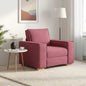 Wine red fabric armchair 100x78x84 cm
