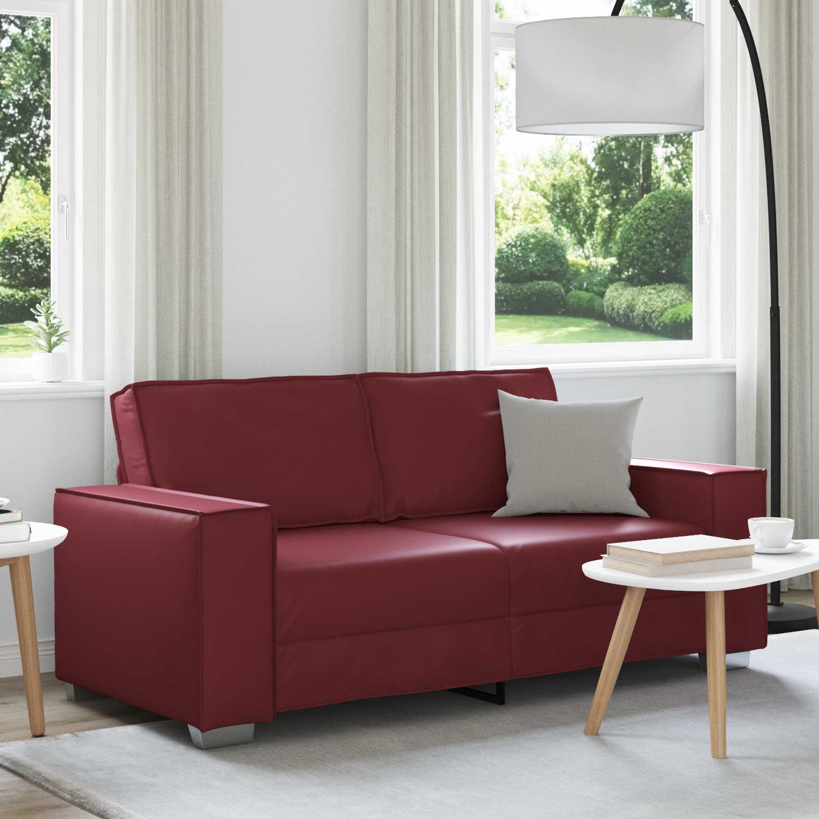 Poltrona 100 cm Pele sintética