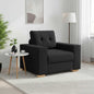 Poltrona de tecido cotelê cinzento-escuro 100x77x82 cm