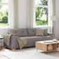 3-seater Sofa Taupe 220 cm fabric