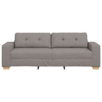 Sofá de 3 plazas Taupé 220 cm tela