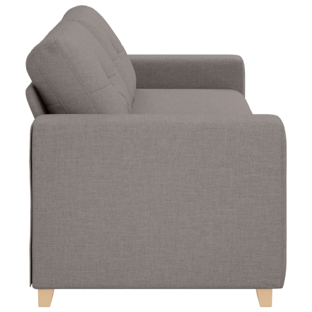 Sofá de 3 plazas Taupé 220 cm tela