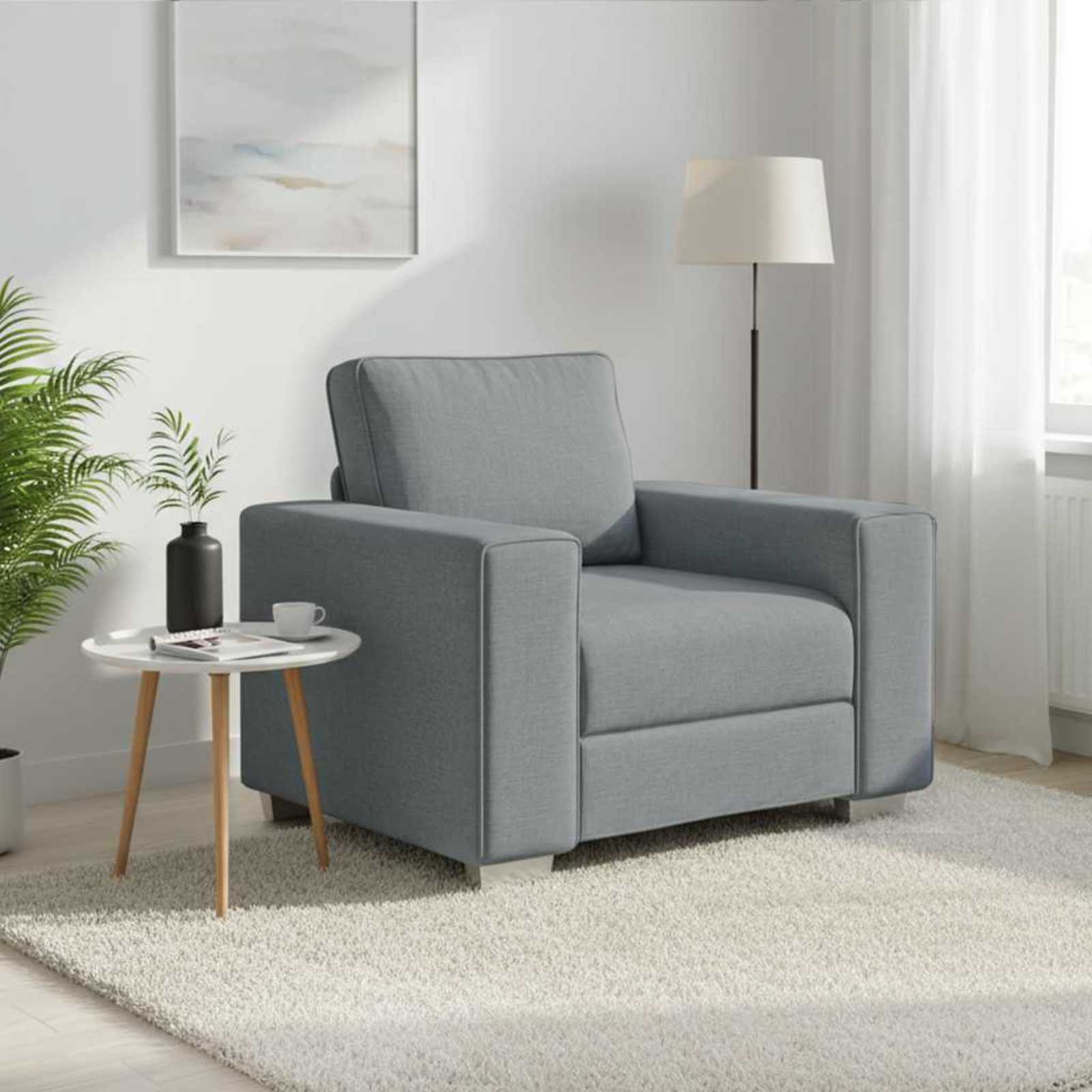 Poltrona Creme 100 cm tecido