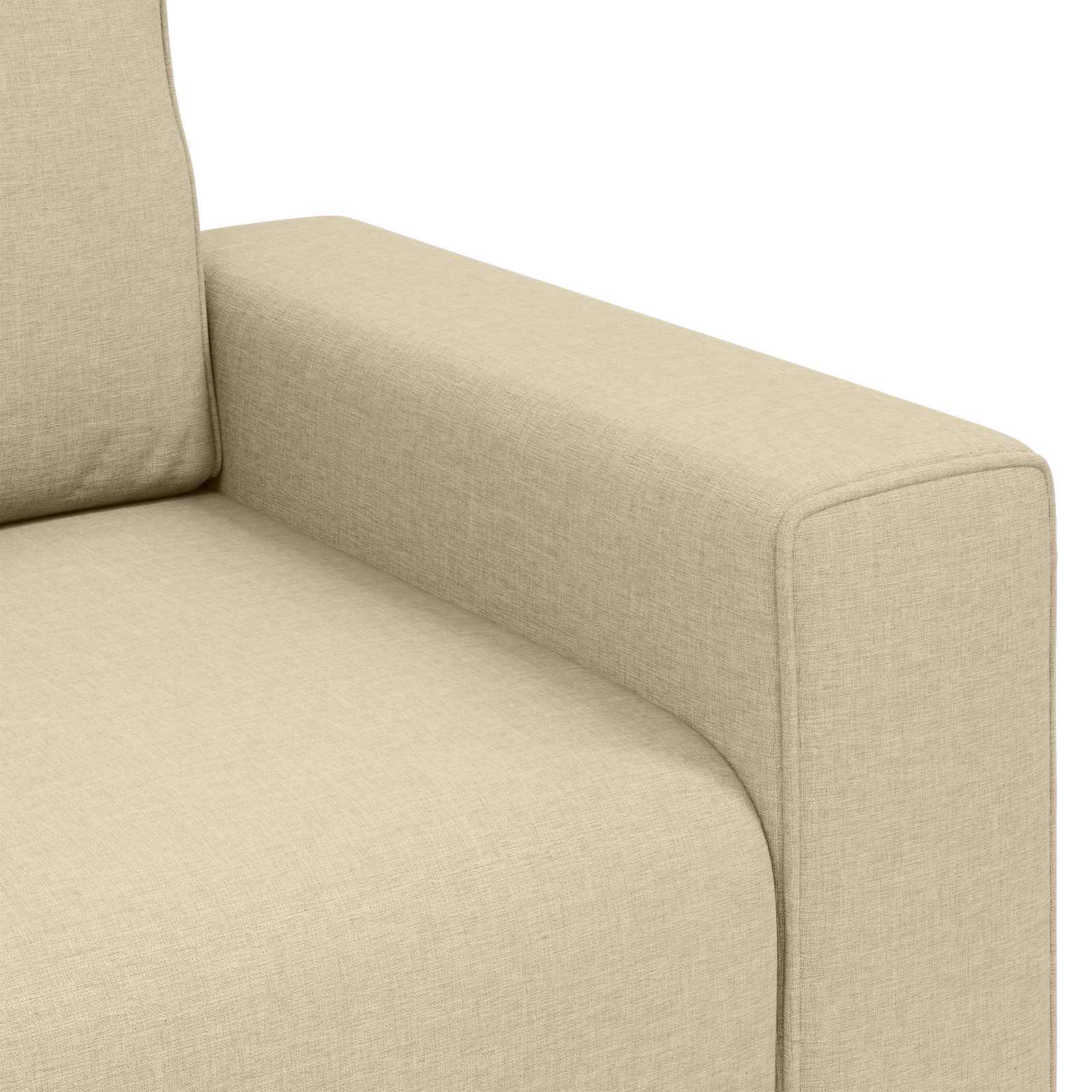 Sillón Crema 100 cm tela