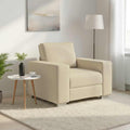 Sillón Crema 100 cm tela