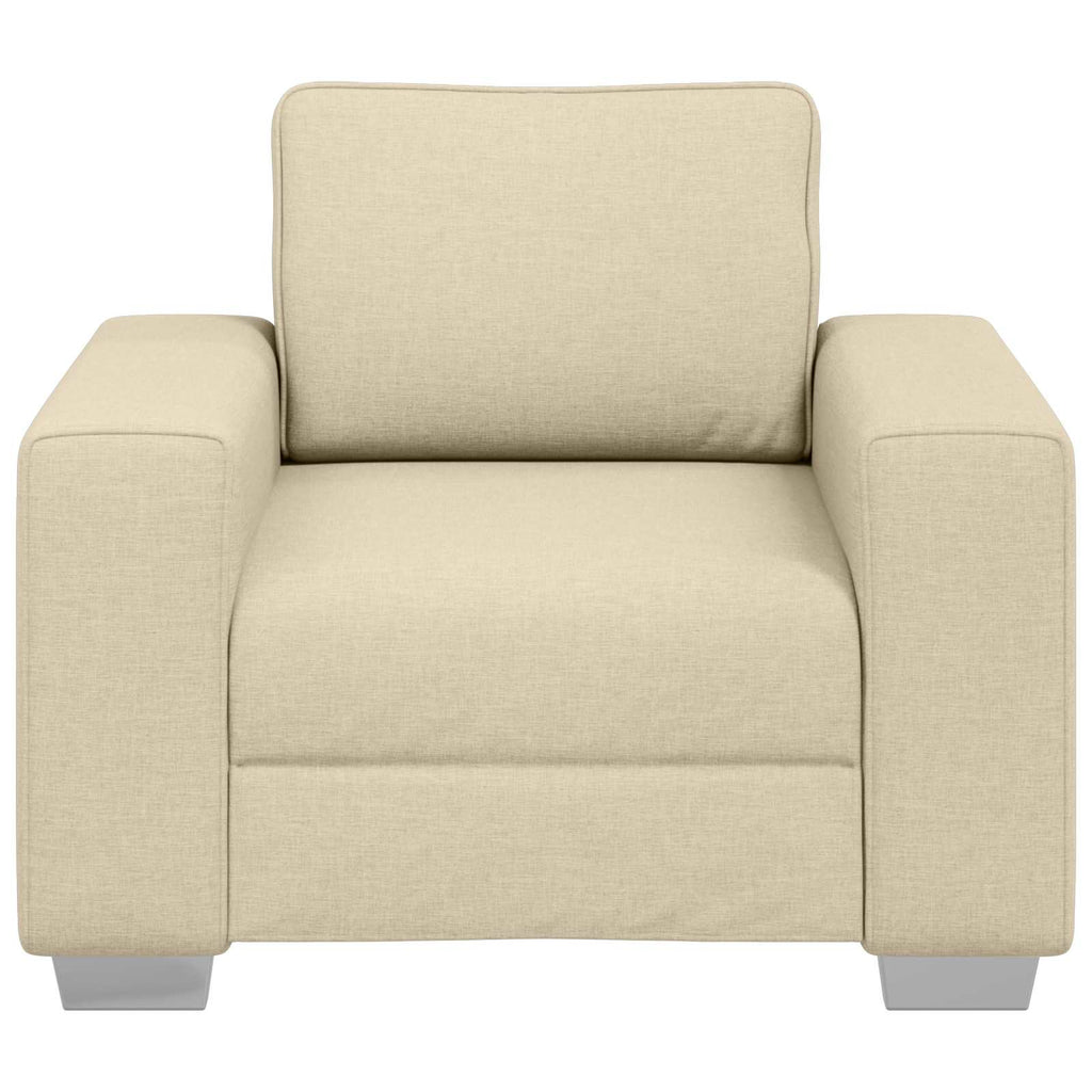 Sillón Crema 100 cm tela