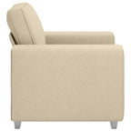 Sillón Crema 100 cm tela