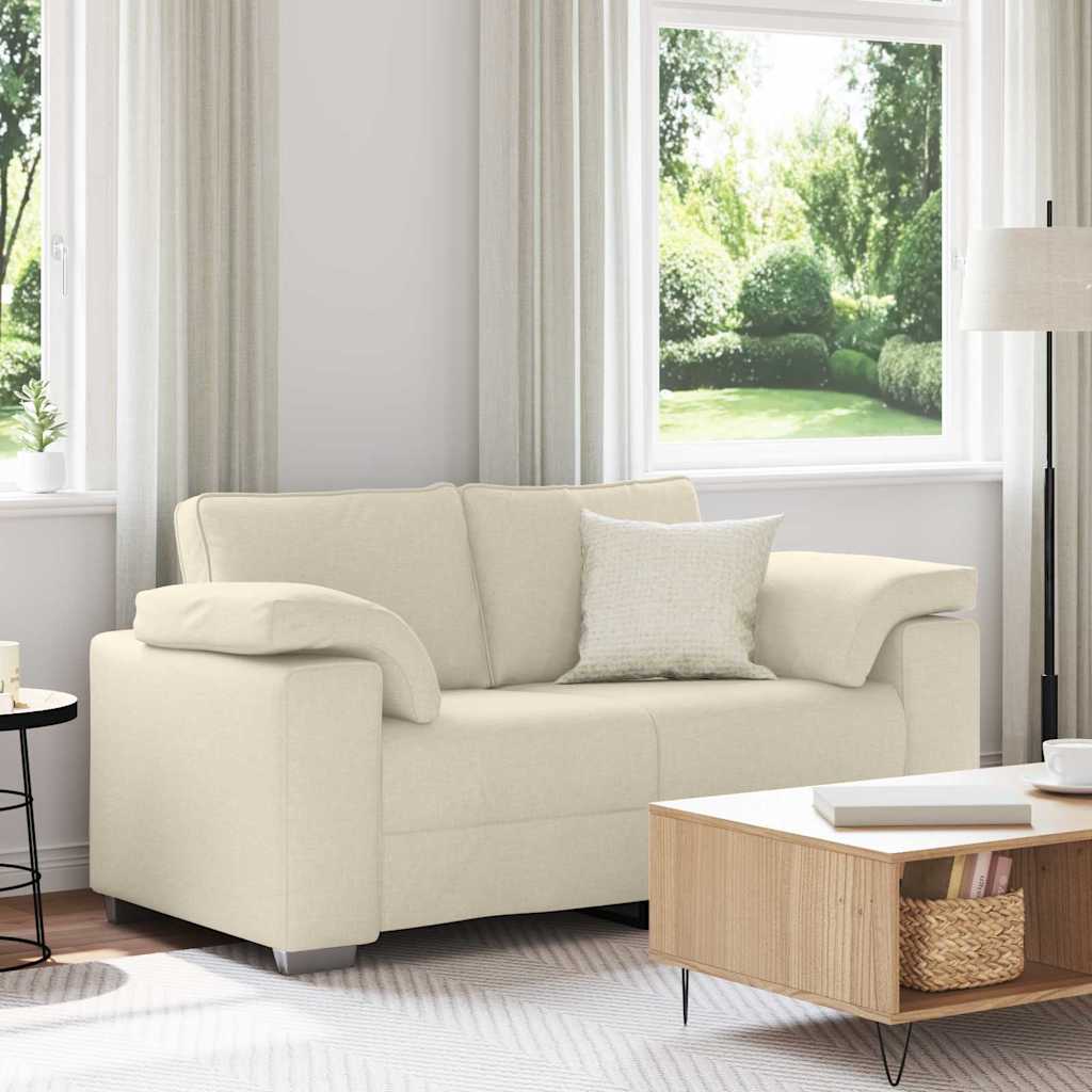 Sillón Beige 100 cm Tejido mezcla de lino
