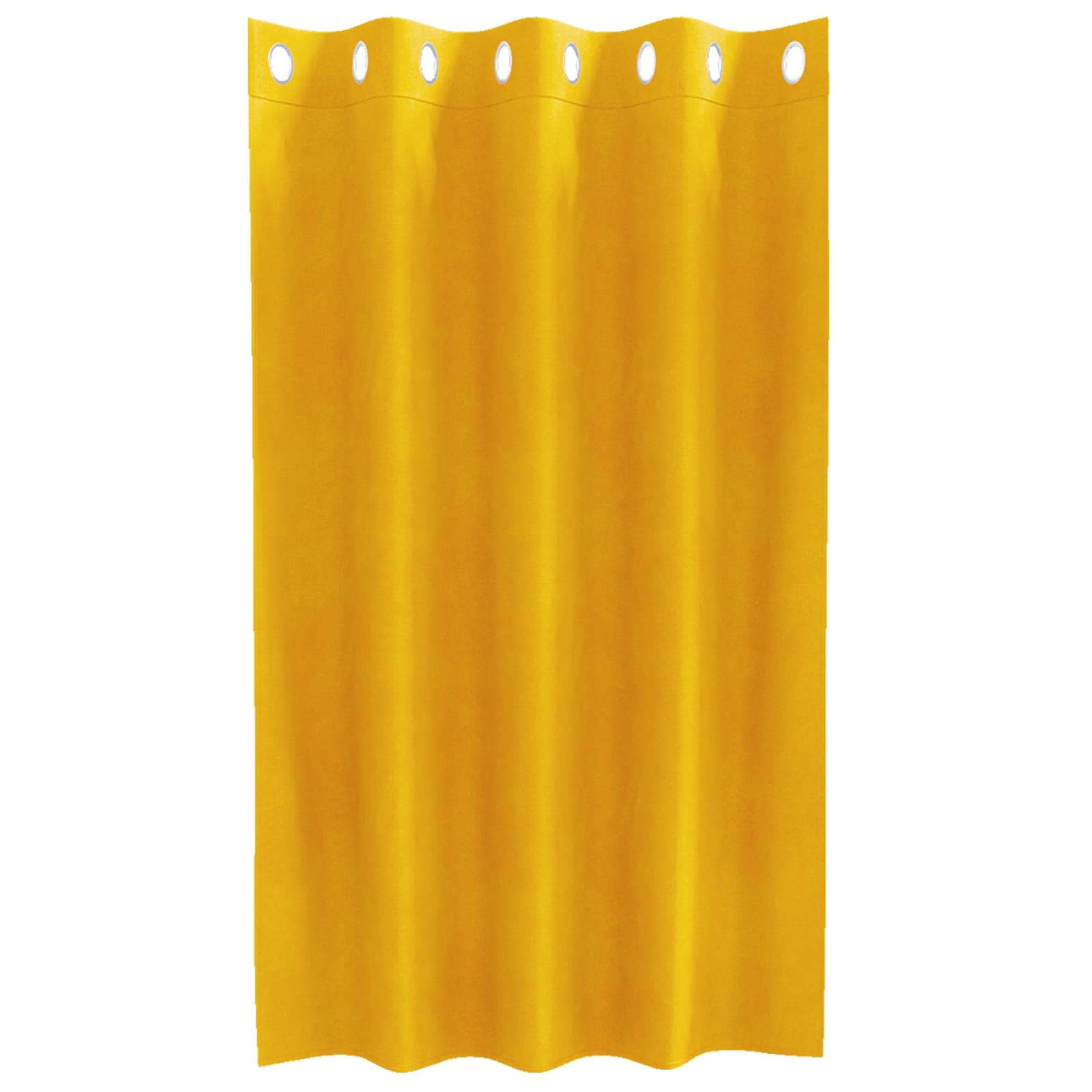 Cortinas opacas 2 pcs Amarillo Mostaza 140 x 140 cm Terciopelo