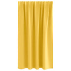 Cortinas Opacas con Anillas 2 pcs Amarillo Mostaza 140 x 140 cm