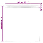 Cortinas Opacas con Anillas 2 pcs Amarillo Mostaza 140 x 140 cm