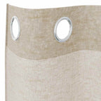 Cortina de Voilé 2 pcs Arena 140 x 140 cm Poliéster