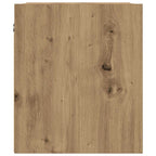 Mesita de noche de pared roble artisan 38x34x40 cm