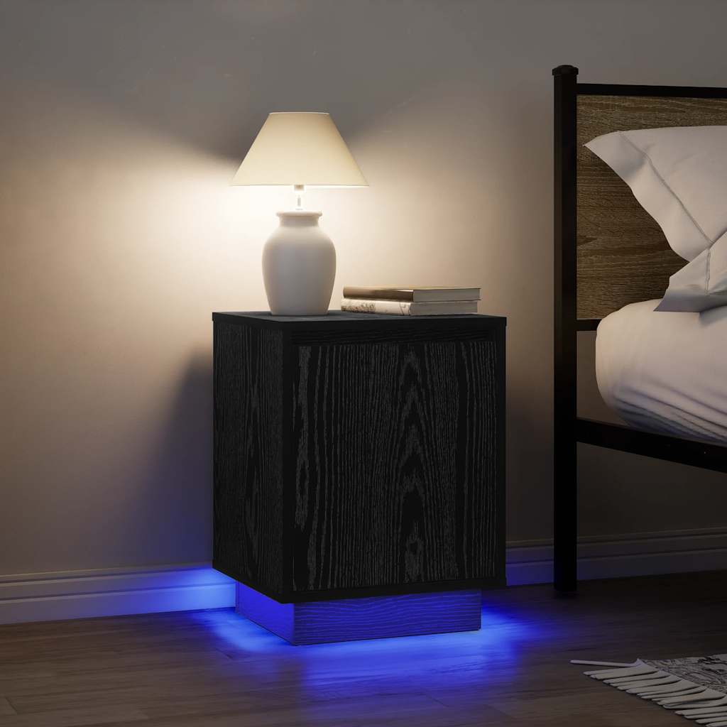 Mesilla de noche de madera antigua 60x35cm madera de ingeniería