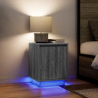 Mesilla de noche de madera antigua 60x35cm madera de ingeniería