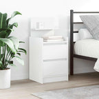 Mesilla de noche 2 uds 37x32x50 cm madera maciza reciclada
