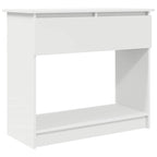 Mesa consola con cajones blanca 85,5x38,5x74,5 cm