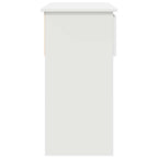 Mesa consola con cajones blanca 85,5x38,5x74,5 cm