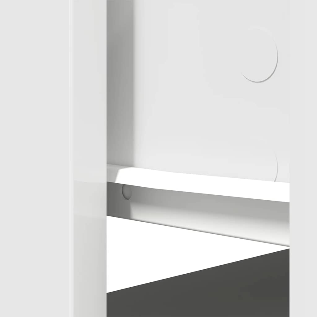 Mesa consola con cajones blanca 85,5x38,5x74,5 cm
