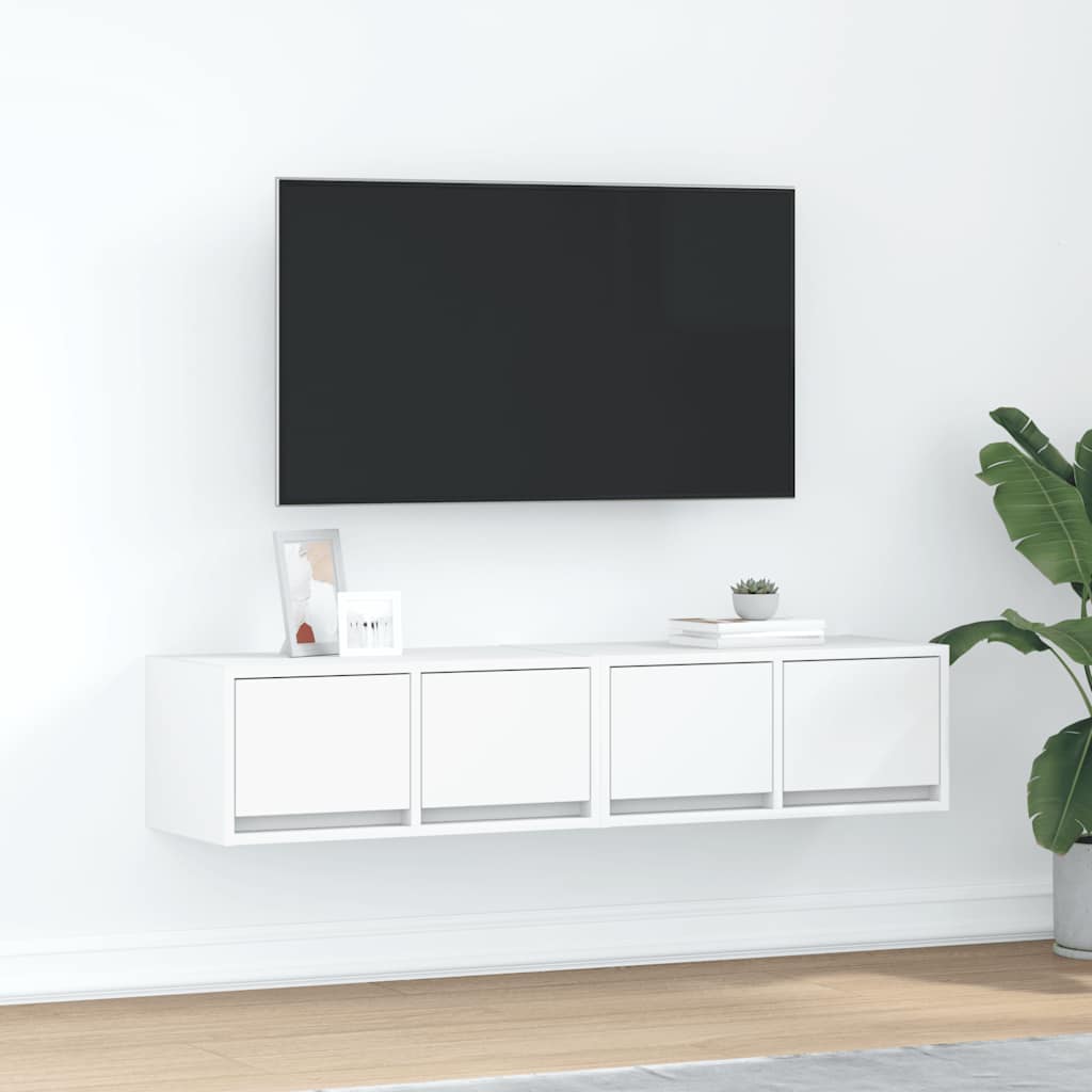 Muebles de TV 2 uds 100x31x25,5 cm Madera ingeniería envejecida