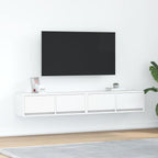Muebles de TV 2 uds 100x31x25,5 cm Madera ingeniería envejecida