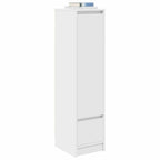 Aparador alto blanco 29,5x34x119,5 cm madera de ingeniería