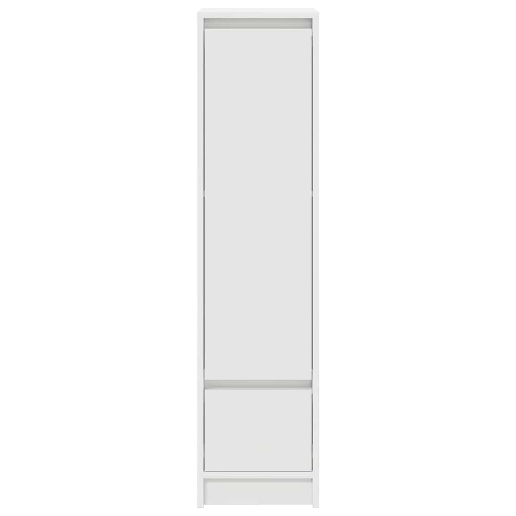 Aparador alto blanco 29,5x34x119,5 cm madera de ingeniería