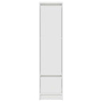 Aparador alto blanco 29,5x34x119,5 cm madera de ingeniería