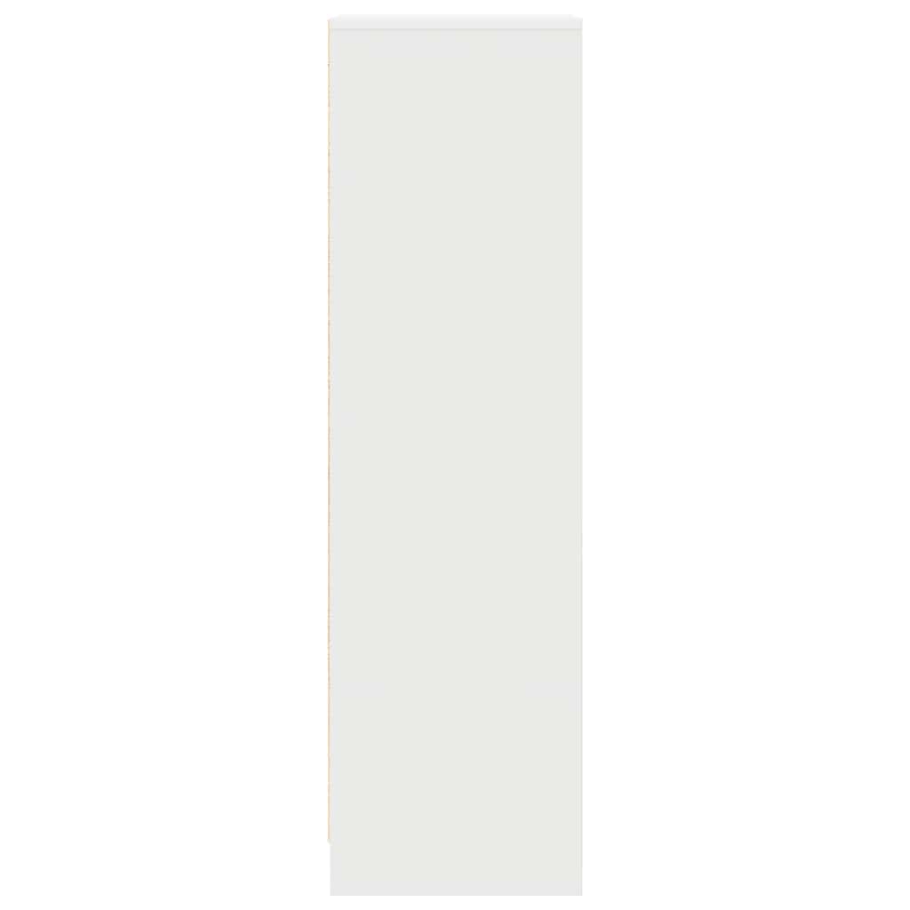 Aparador alto blanco 29,5x34x119,5 cm madera de ingeniería