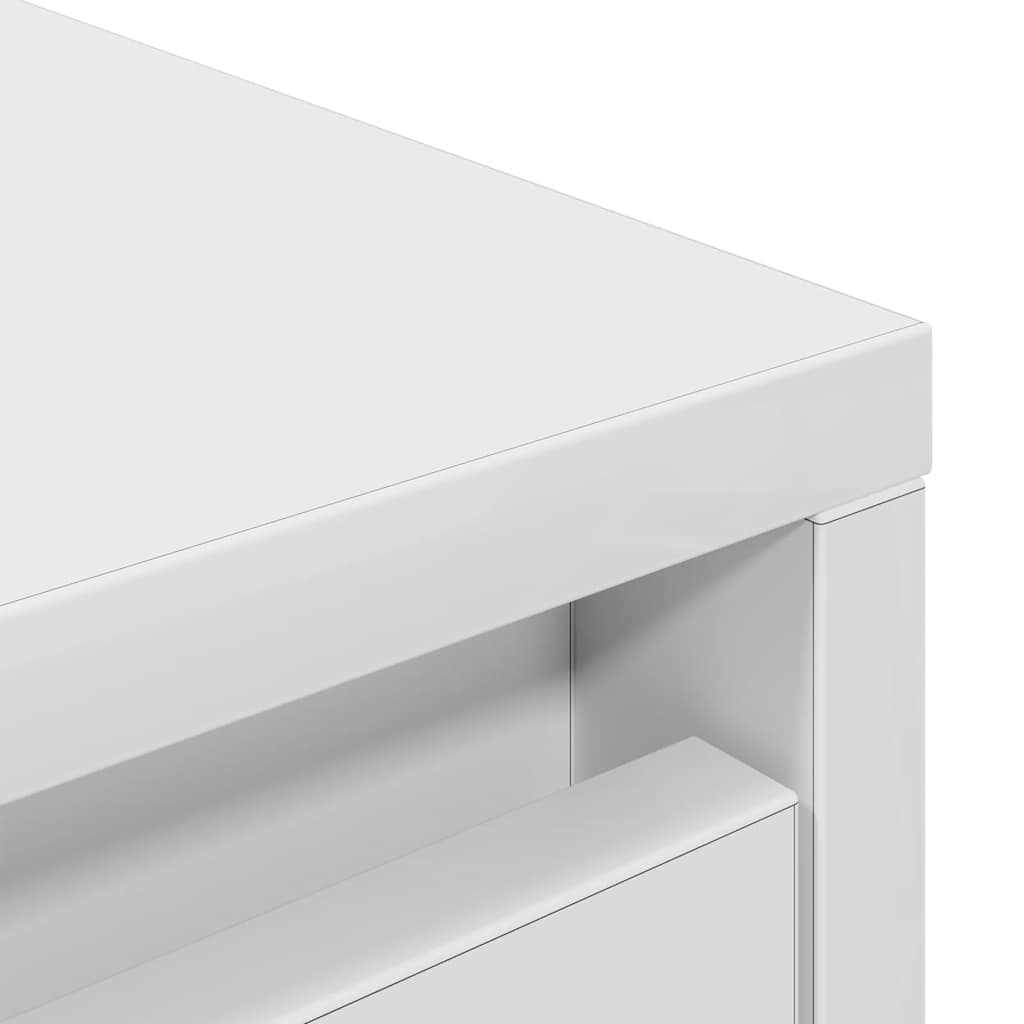 Aparador alto blanco 29,5x34x119,5 cm madera de ingeniería