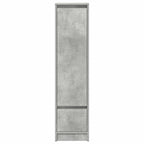 Aparador alto gris hormigón 29,5x34x119,5 cm madera ingeniería