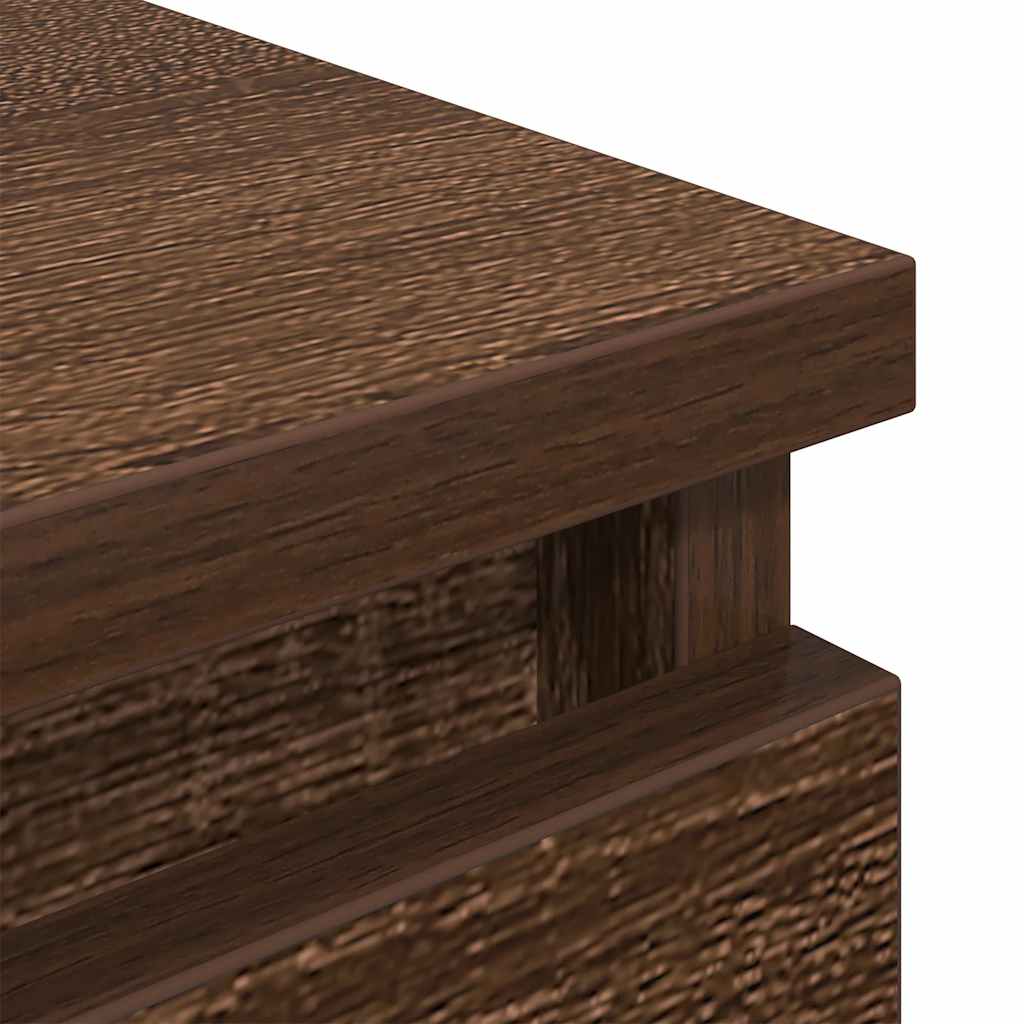 Mueble de TV marrón roble 80x35x54 cm madera de ingeniería