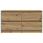 Mueble para TV madera de ingeniería roble artisan 100x35x54 cm