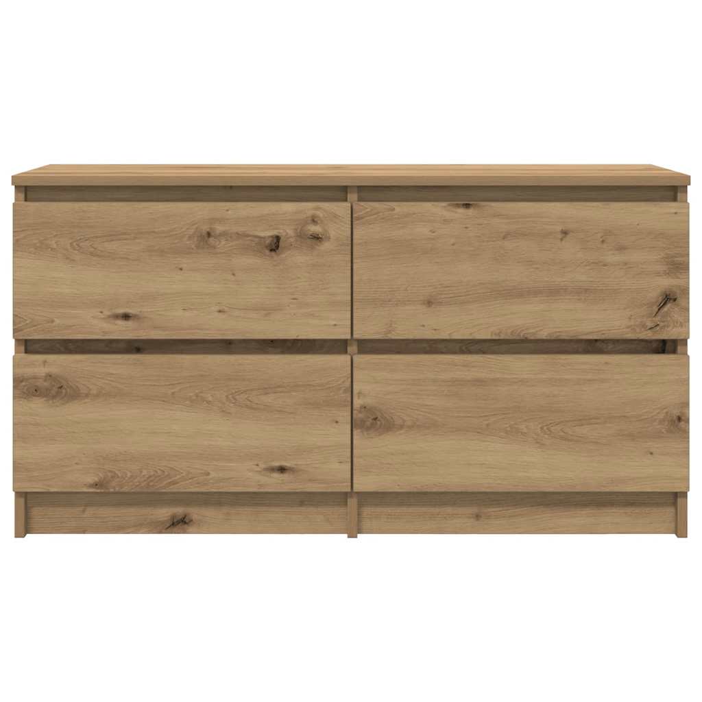 Mueble para TV madera de ingeniería roble artisan 100x35x54 cm