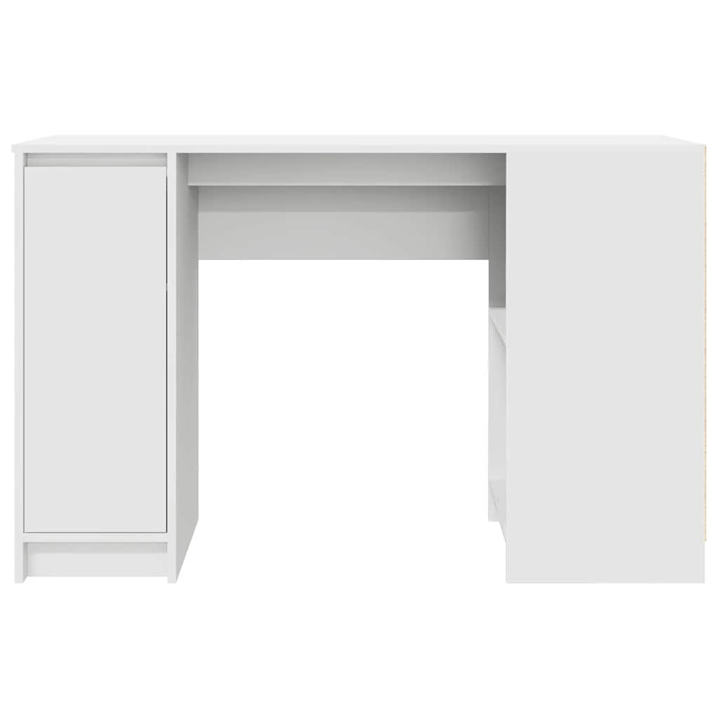 Escritorio blanco 120x42x76 cm madera de ingeniería