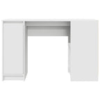 Escritorio blanco 120x42x76 cm madera de ingeniería