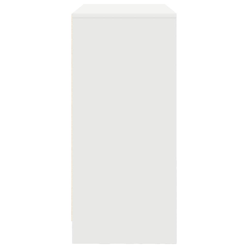 Aparador con cajones y puertas blanco 70,5x34x74,5 cm
