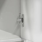 Aparador con cajones y puertas blanco 70,5x34x74,5 cm