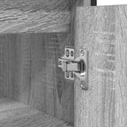 Mueble de baño con lavabo gris Sonoma 60x34,5x60 cm