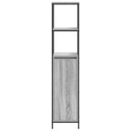 Mueble de baño con estantes gris Sonoma 36x35x165 cm