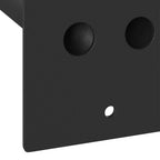 Soporte de Bandera Negro 10,5 x 7,5 x 0,2 cm Acero