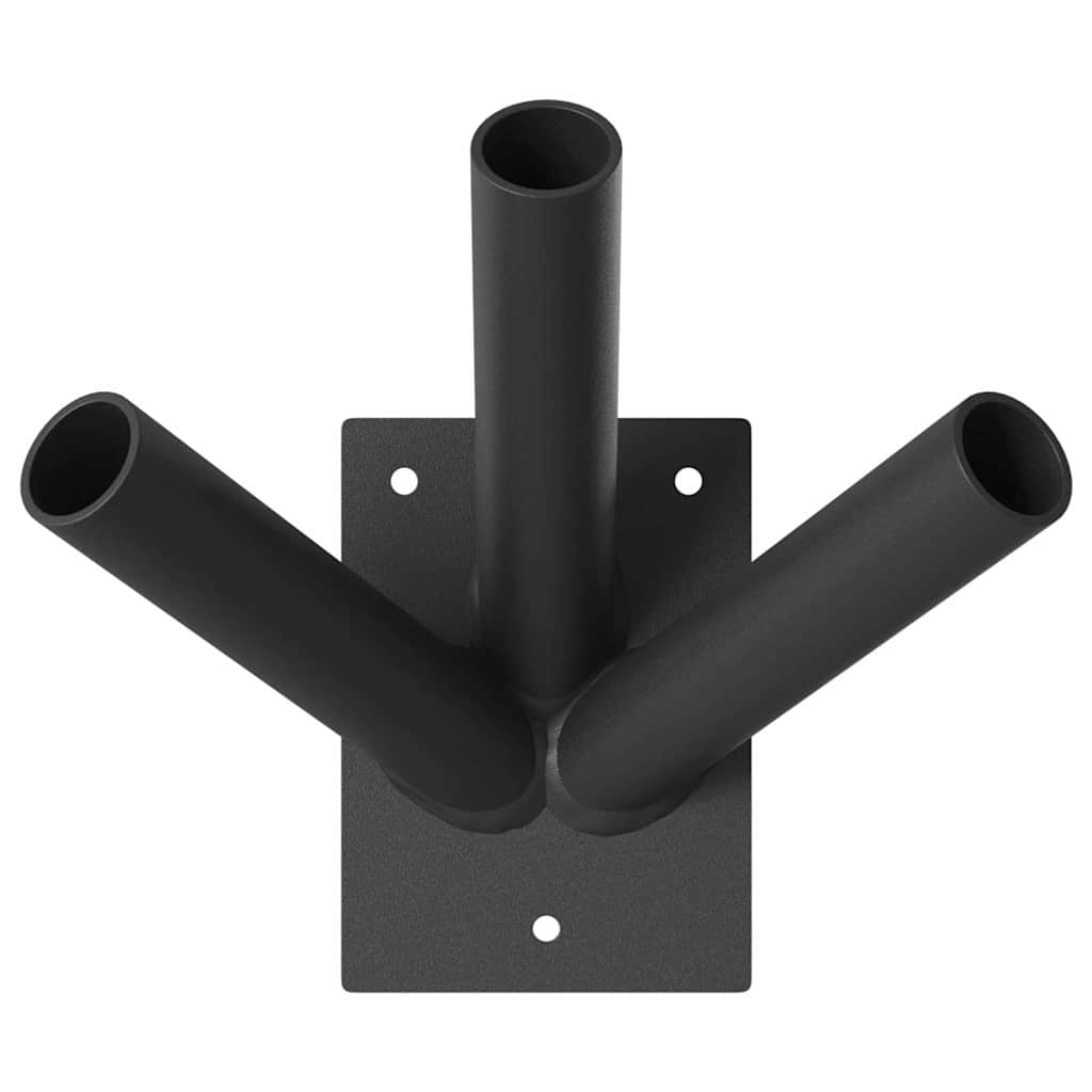Soporte de Bandera Negro 10,5 x 7,5 x 0,2 cm Acero