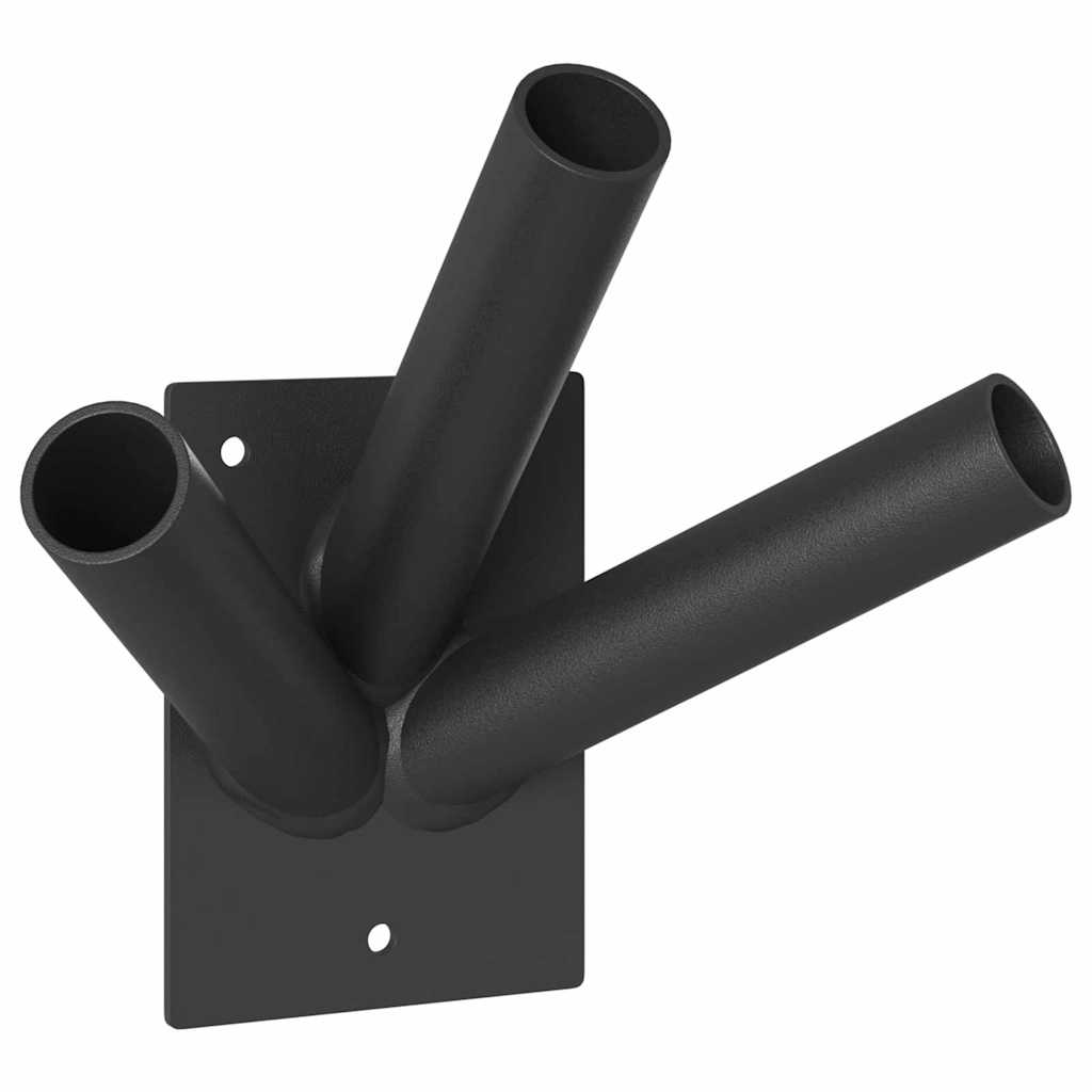 Soporte de Bandera Negro 10,5 x 7,5 x 0,2 cm Acero
